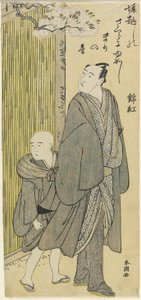 Zıplayan Topun Sesini Dinlemek (Matsumoto Ko_shiro_ IV), 1787-1795 by Katsukawa Shuncho